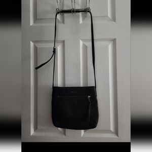 Kate spade black cross bag womans